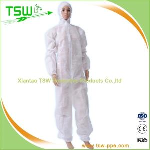 Wholesale 75GSM PP Spunbond Disposable Protective Coveralls from china suppliers