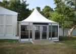 Small Glass Wall Pagoda Party Tent Hop - Dip Galvanized Steel Connectors