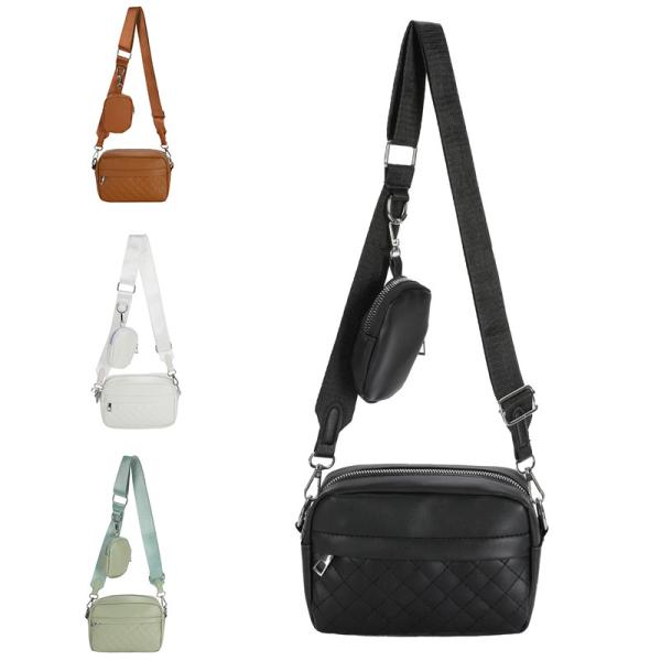 2024 Women's Luxury PU Leather Handbags Waterproof Shoulder Crossbody Wallet