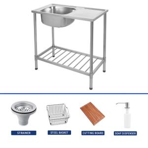 Wholesale Stainless Steel SS Single Bowl Kitchen Sink For OEM Specifications from china suppliers