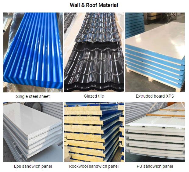 Prefabricated Steel Structure Warehouse Industrial Metal Frame Building Wide Span Storage Shed Commercial Logistics Factory