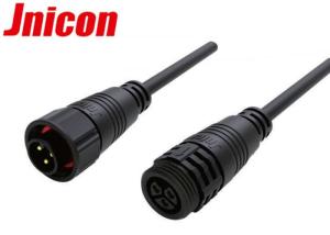 Wholesale 3 Pin Outdoor Waterproof Connectors , Screw Locking Underwater Electrical Connectors from china suppliers