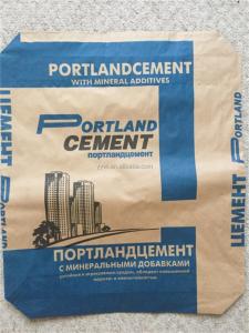 Wholesale Custom Brown 3 Ply Paper Bags 50kg Cement Paper Bag Sacks 60gsm - 90gsm from china suppliers