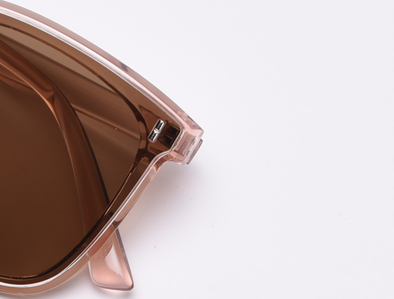 Ultralight TR Polarized UV Resistant Frida Square Rimmed Sunglasses