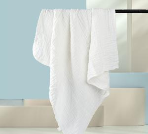 Wholesale 165X135 Crepe Gauze Fabric Twistless Cotton Gauze Diapers 4 Layer 220GSM from china suppliers