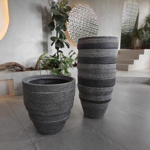 Wholesale Tall Large Resin FRP Fiberglass Flower Pots Logo Customized from china suppliers