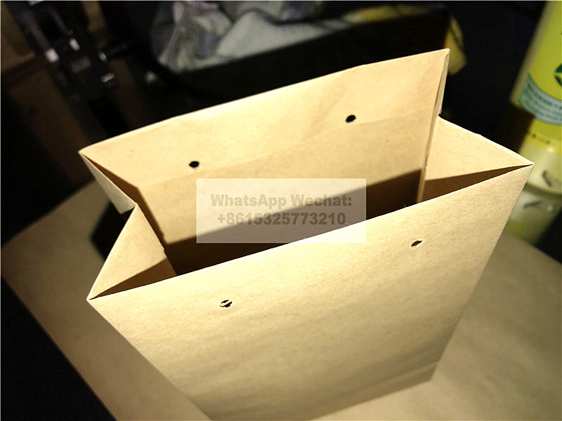 Full Automatic Shopping Bag Making Machine , Kraft Bag Forming Machine