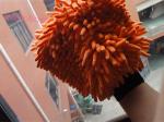 yellow blue colorful 16 * 21cm hair height 3cm microfiber big chenille car