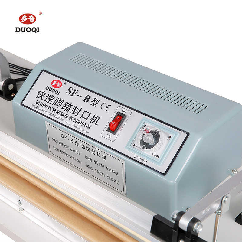 220V DUOQI SF-800 Iron Foot Pedal Enseal Sealer Bag Sealer Heat Sealer Semi-Automatic Sealing Machine