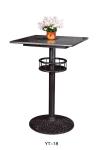 High Quality modern outdoor furniture Table Base Wrought Iron desk (YT-16)