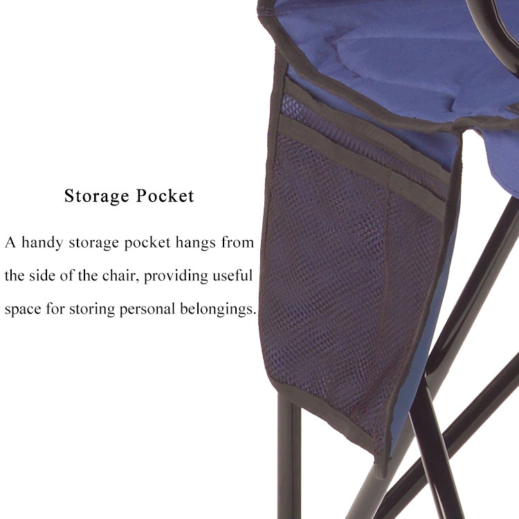 OEM Aluminum Frame 42*41*47cm Outdoor Camping Chair