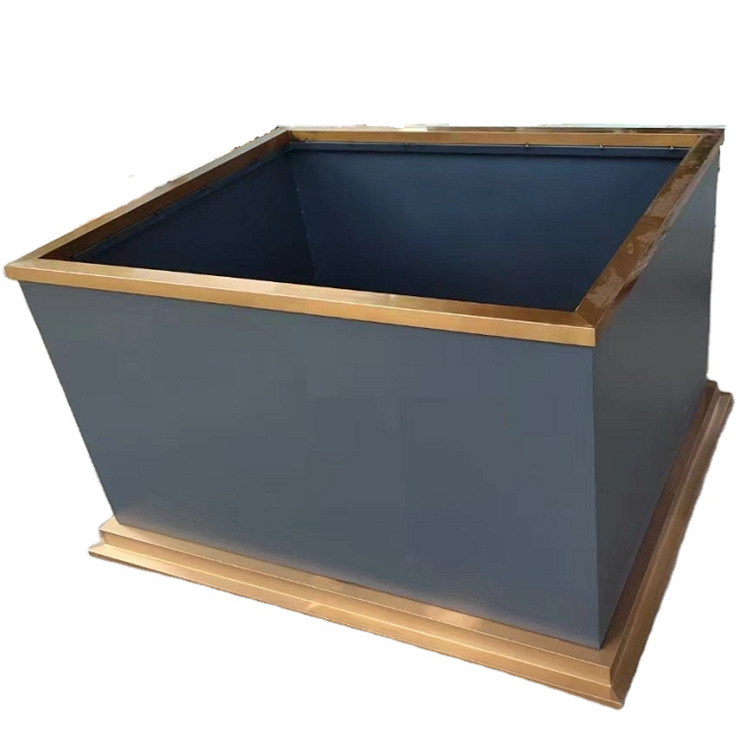 xxl large flower pot outdoor metal flower planter
