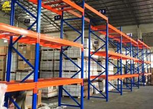 Wholesale High Density Heavy Duty Pallet Rack Shelving , Blue Color Heavy Duty Racking System from china suppliers