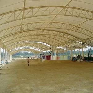 Wholesale Q235 Tension Membrane Structure Building PU 0.6mm Roof Waterproof from china suppliers