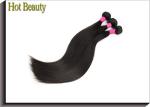 Brazilian Straight Virgin Human Hair Extensions Natural Black 10"-32" 100%