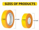 China Supplier Yellow Rice Paper Automotive Acrylic Adhesive Painter Washi