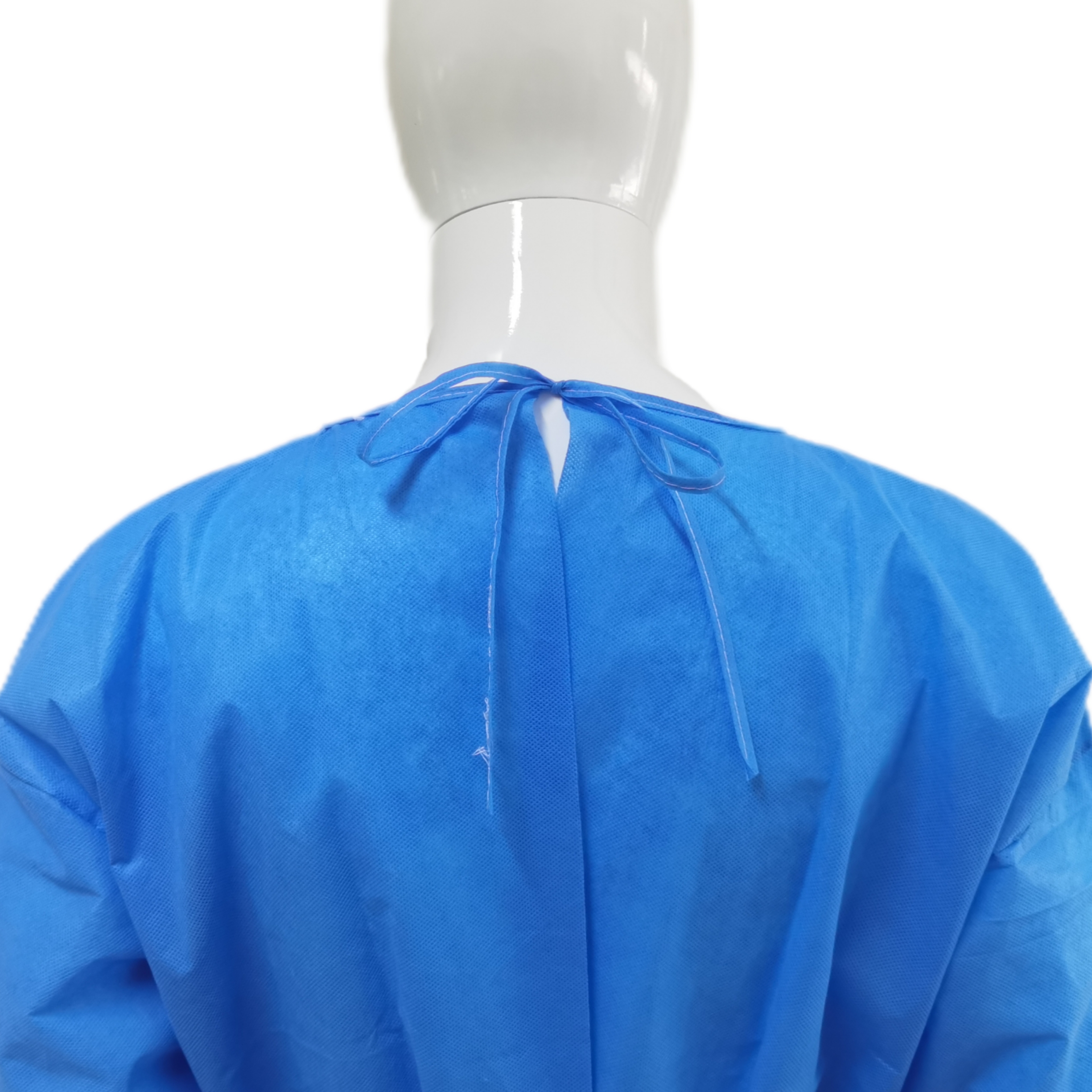 SMS Non Woven Fabric Blue Waterproof Isolation Gown For Class I Instruments OEM Offered