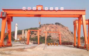 Wholesale 100KN - 3000KN Double Girder Gantry Crane 25 Ton Mobile Outdoor Steel Coil Lifting from china suppliers