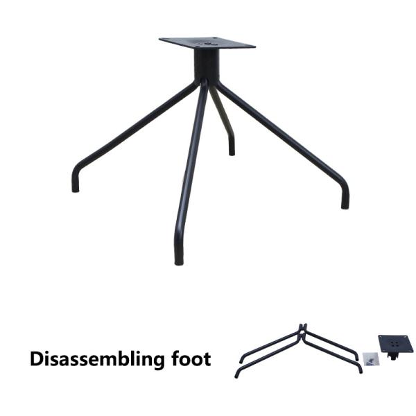 Modern Assemble Office Chair Metal Base Replacement Black 3.25kg Metal Base For