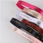 English Polyester Ribbon Flower Packaging Ribbon for DIY Bouquet Decoration 2.5