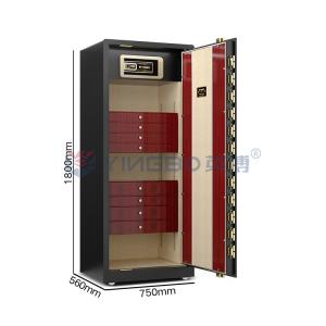 Wholesale Smart Dual Alarm Solid Steel Jewelry Safe With Drawers / Jewelry Safe For Home from china suppliers