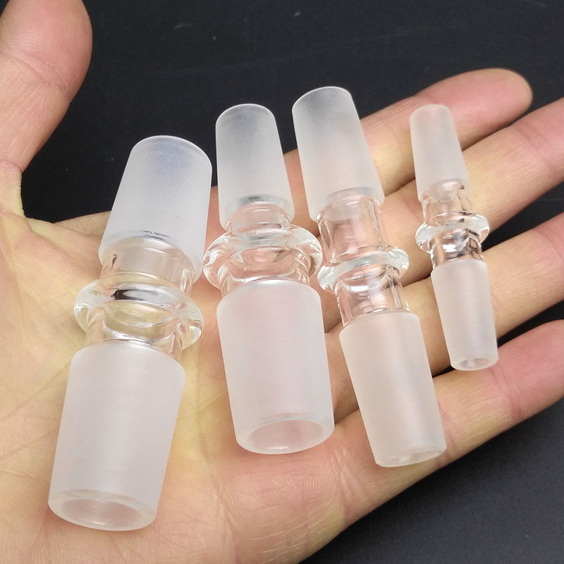 Hand Blown Glass Bongs Accessories Glass Adapter For Oil Rigs Bongs