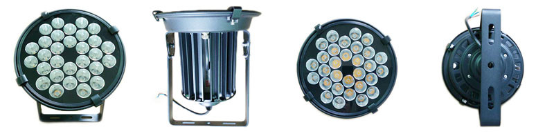 45000Lm Ultra Bright High Power Round LED Spotlight 100-1000W 3D Heat Dissipation