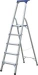 Folding 4 Step Aluminum Ladder 1.2-1.7mm 100-150KG