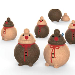 Wholesale Eco Christmas Cork Craft Cork Container Storage Box Decorations Desktop from china suppliers