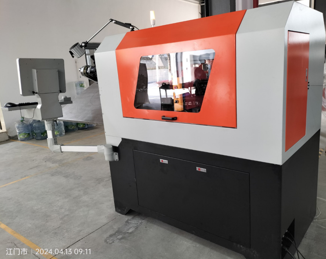 Automatic Spring Making Machine , CNC Cam Wire Forming Machine With Wire Rotary