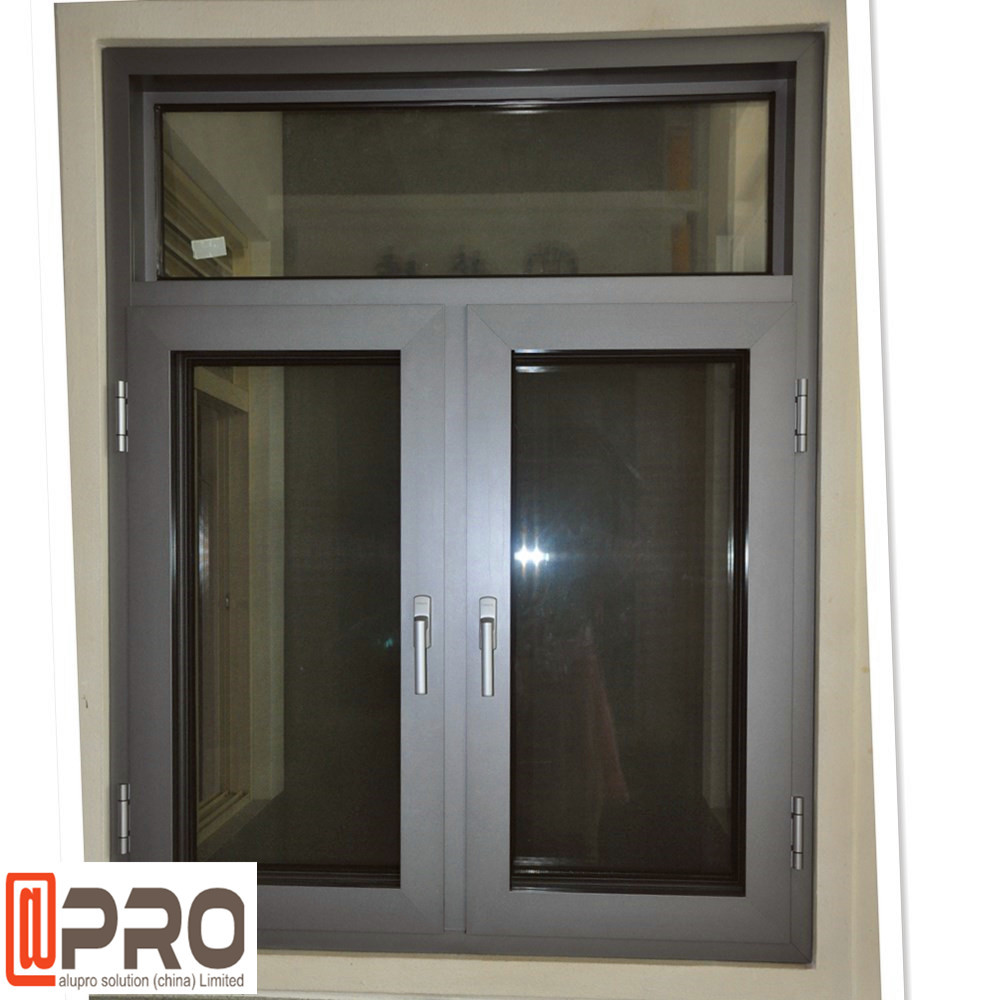 casement window with blinds,cheap aluminium casement window,reflective glass aluminium casement window