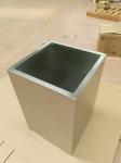 Custom Stainless Steel Rectangular Garden Planter Extra Large Metal Flower Pot
