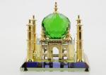 Miniature Crystal Taj Mahal Replica 80*80*70mm For Travel Commemorate