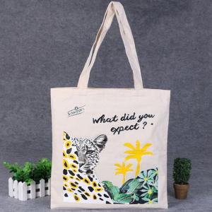Wholesale Custom Printing Foldable Shopping Bag Portable Promotional Cotton Bags from china suppliers