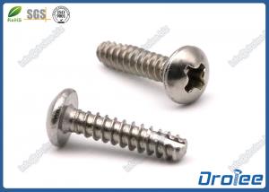 China 304/316/410 Stainless Steel Philips Pan Head Tapping Screw, Type 25 or BT on sale