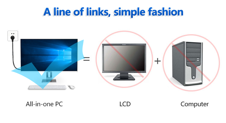 Business All-In-One PC 21.5inch SSD Hard Drive Type Direct Desktop Computer I3/I5/I7