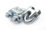 EN 13411 U Bolt Wire Rope Grips Heavy Duty Wire Rope Saddle Carbon Steel Q235