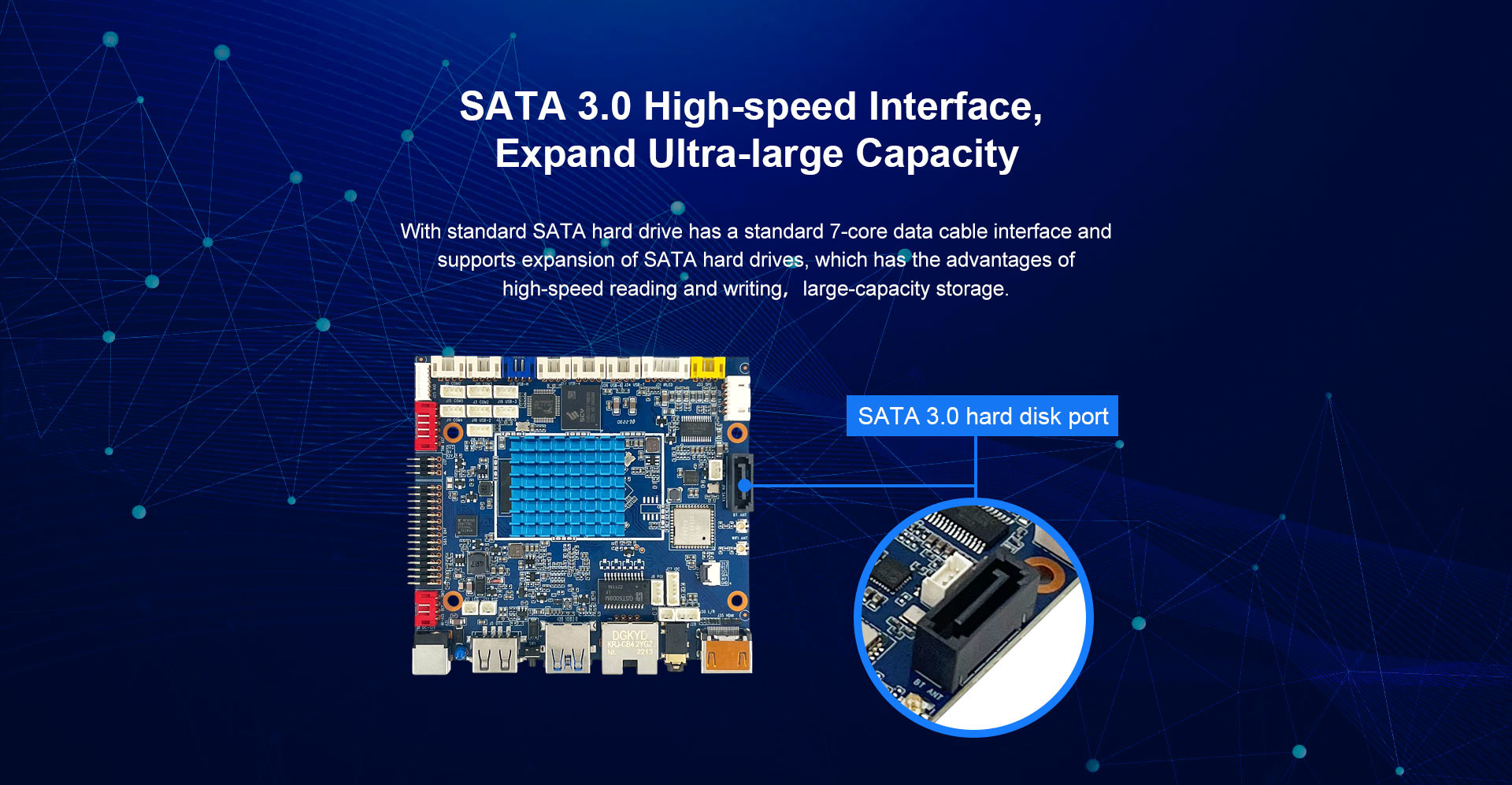 H-3566 Smart HMI Mainboard RK3566,quad-core Cortex-A55,Clock up to 1.8GHz Standard 8GB EMMC