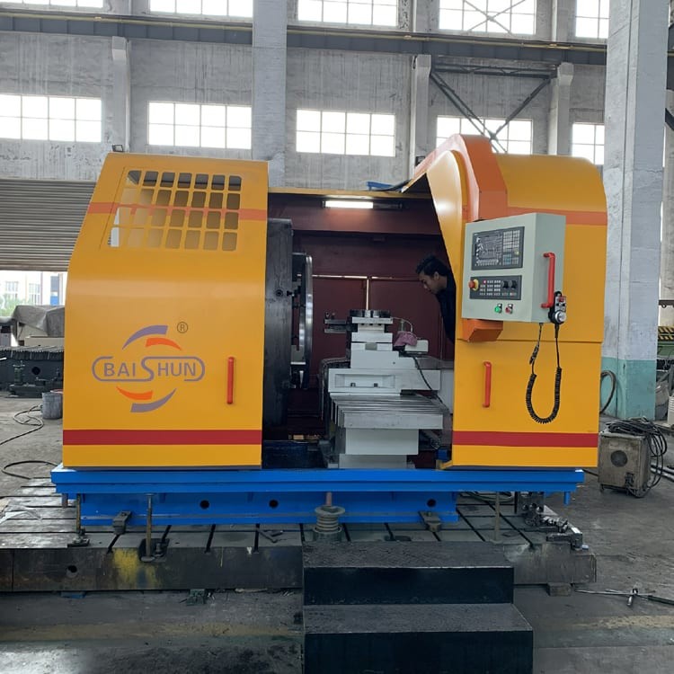 Big Face Plate Lathe Machine Facing Machine Tools Flange Processing