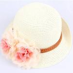 Sunshade Ladies Travel Beach Hat , Wide Brim Women's Straw Gardening Hats