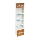 POS Wooden Display Stand Suncare Products Freestanding Retail Display For