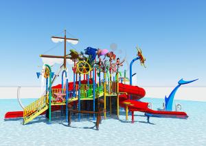 Wholesale Fun Design Outdoor Water Park Fiberglass Water Slide Water Playground Equipment from china suppliers