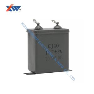 Wholesale CJ40 High Voltage Film Capacitor 1000VDC 1uF Metal Case Oil Immersed For DC Circuits from china suppliers