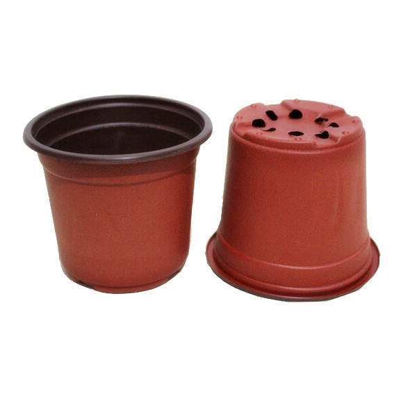 pp blister flower pot plastic flower pot two colours & flower pots