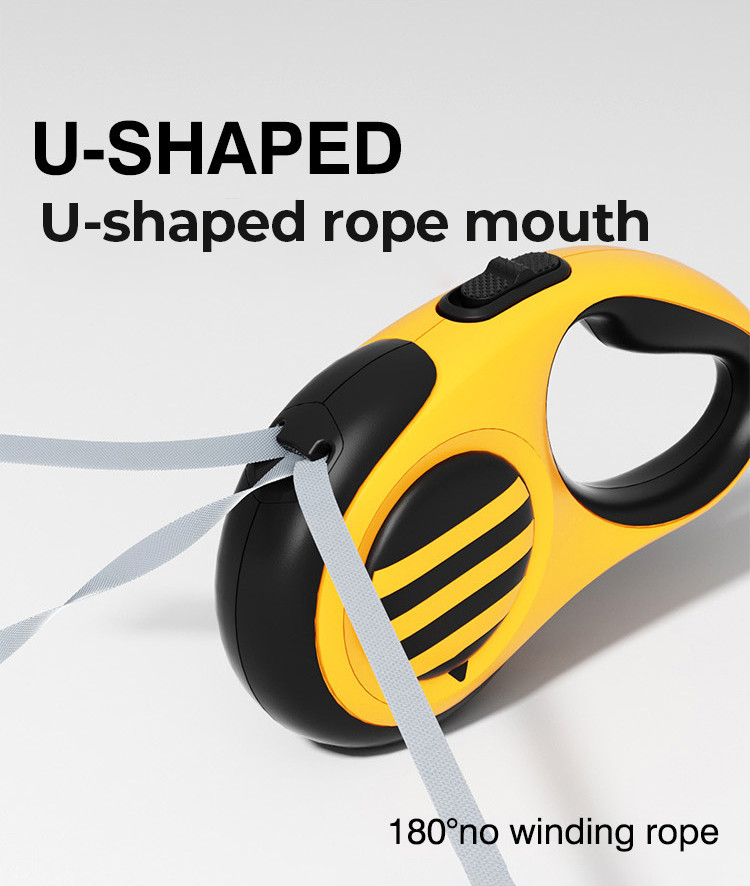 Pet Leash Small Bee Shape Retractable Automatic Dog Leash