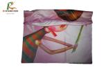 Lovely Cartoon Custom Printed Clothing Girl Polyester Fabric Pillow Cases
