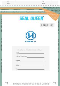 Wholesale plastic bank cash bag security seal/safety deposit bag/Tamper Proof Deposit Bags from china suppliers