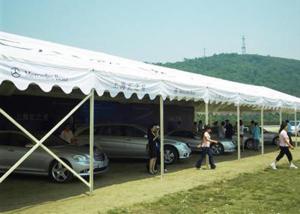 Wholesale Unique Canton Fair Exhibition Tent / Pvc Coated Polyester Fabric Sports Tent Shelter from china suppliers