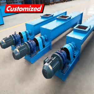 Wholesale Transport Sediment Carbon Steel Painting Shaft Screw Auger Conveyor for Manufacturing Plant from china suppliers