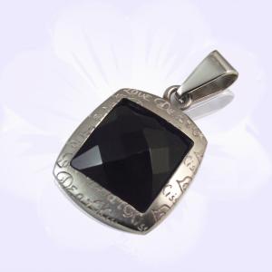 Wholesale 316L Stainless Steel Rectangle Square Shaped Necklace Pendant LPS0151 from china suppliers